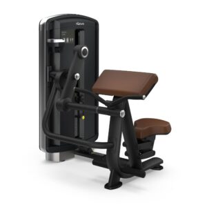 Intenza Biceps Curl Dezign line fitness machine on white background