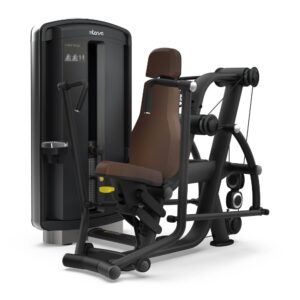 Selektorizovana sprava za trening snage Intenza Chest Press Dezign Line na beloj pozadini