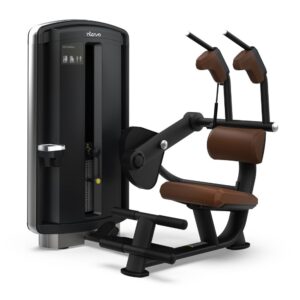 Intenza Abdominal Dezign line fitness machine on white background