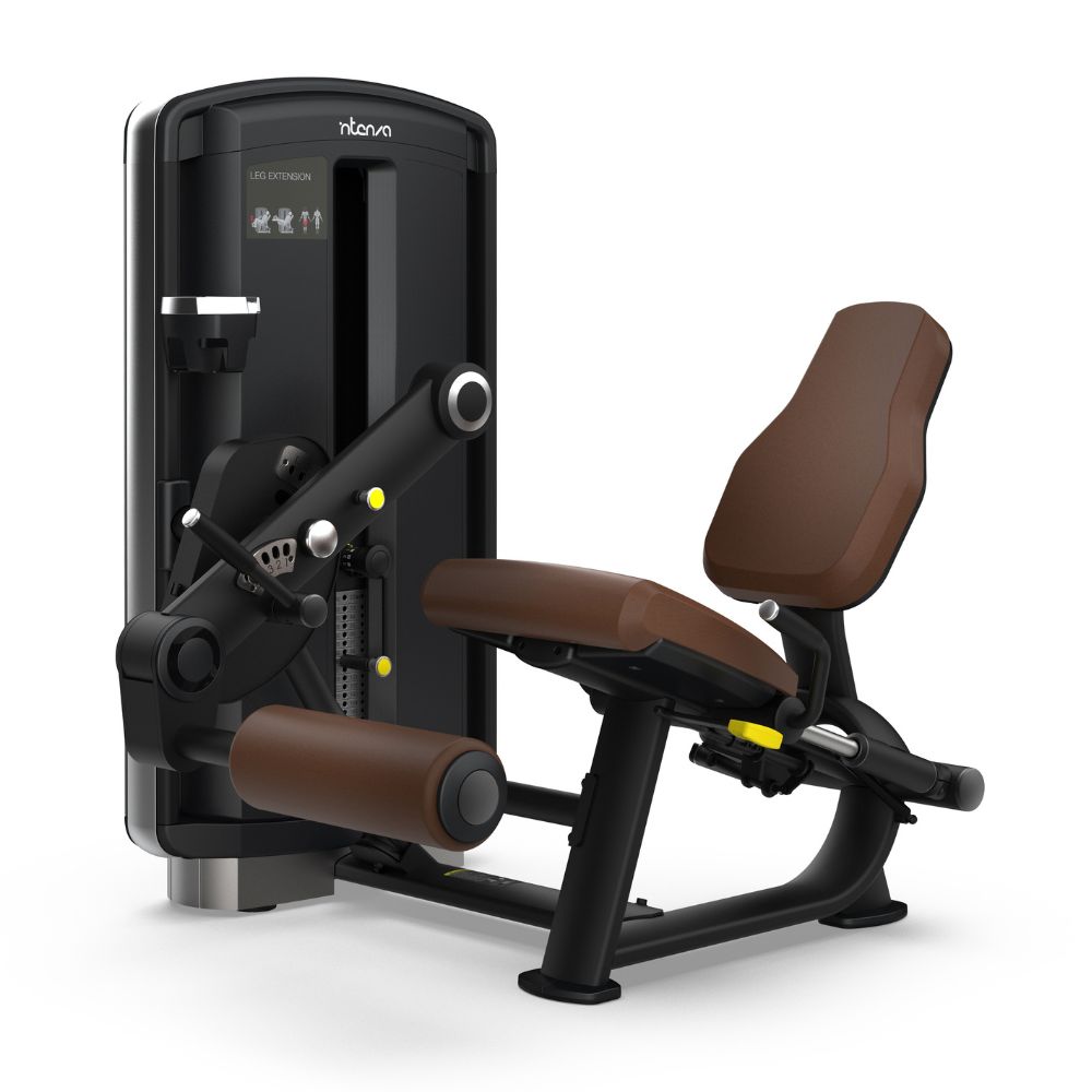 Intenza Leg Extension line fitness machine on white background