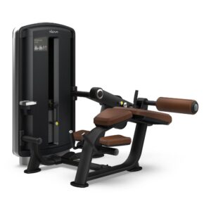 Силова селекторна машина Intenza Prone Leg Curl Dezign Line на бял фон