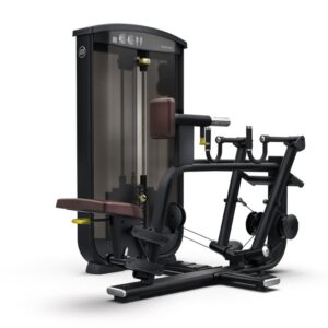 Intenza Seated RowEL-10 strength fitness machine, side view on white background