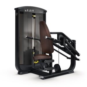 Intenza Seated Dip EL-11 strength fitness machine, side view on white background