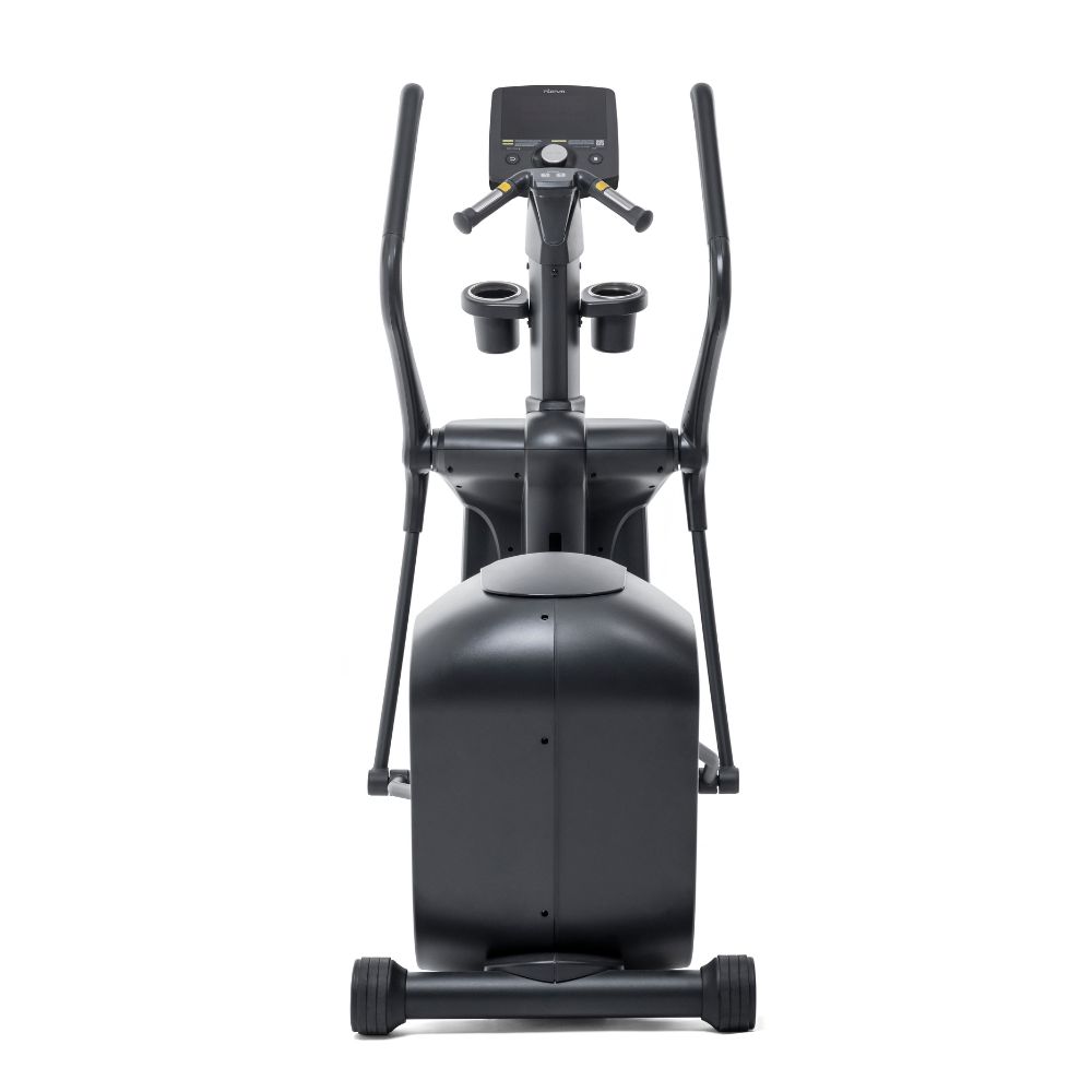 Заден изглед на крос-тренажер Intenza Elliptical Trainer 450 i2S на бела позадина
