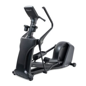 Диагонален изглед на кростренажор Intenza Elliptical Trainer 450 i2S на бял фон
