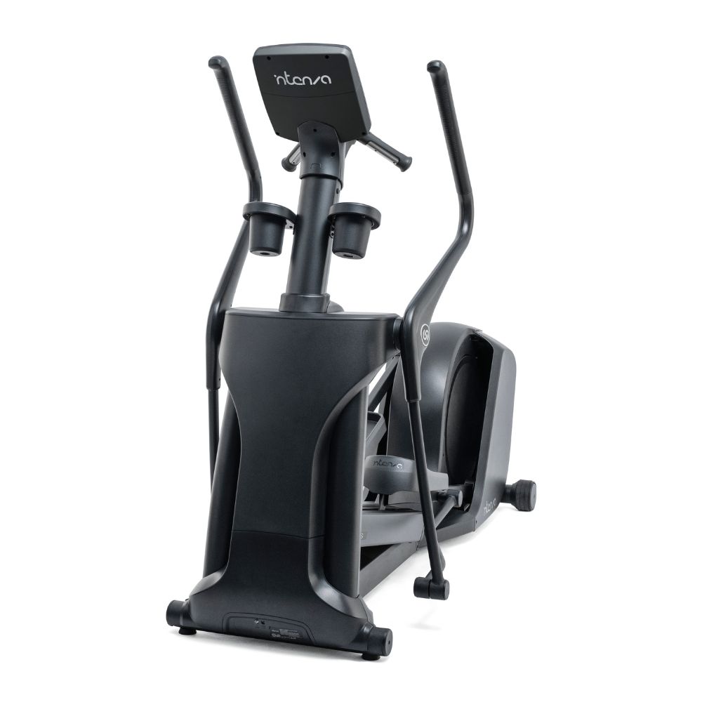 Преден изглед на крос-тренажер Intenza Elliptical Trainer 450 i2S на бела позадина