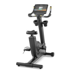 Prednji dijagonalni prikaz bicikla Intenza Upright Bike 550 na beloj pozadini