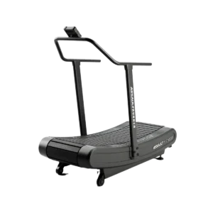 Left diagonal view of Assault Runner Classic HIIT treadmill on white background