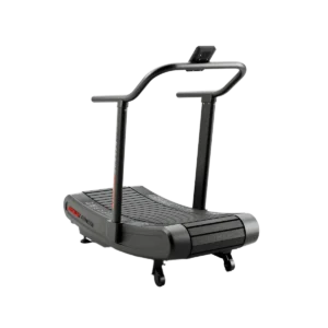Right diagonal front view of Assault Runner Prox HIIT treadmill on white background