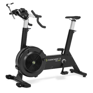 Diagonal view HIIT Concept2 BikeErg - HIIT bike on white background