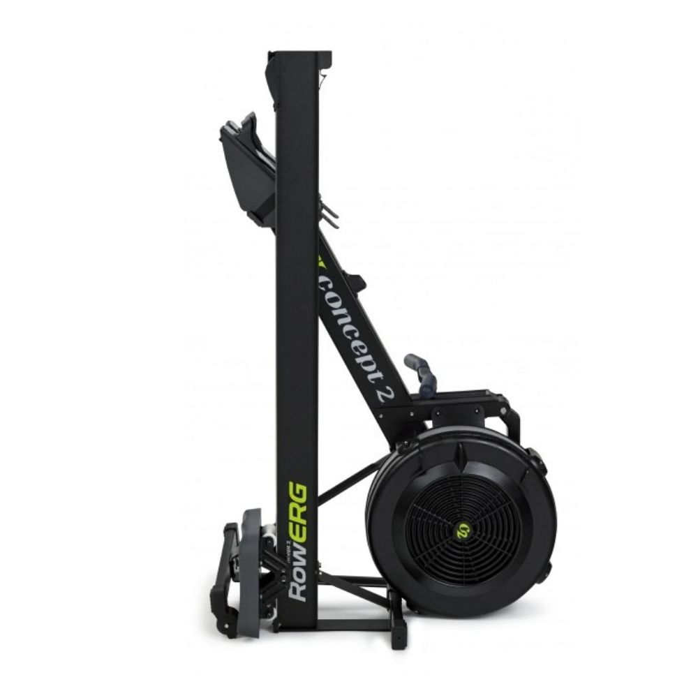 Rowing machine Concept2 RowErg splitted down on white background