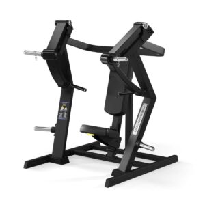 Free Motion EPIC plate loaded fitness machine Chest Press on white background
