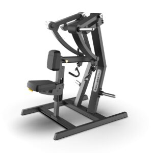 Free Motion EPIC plate loaded fitness machine Low Row on white background