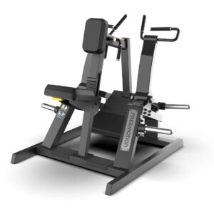 Free Motion EPIC plate loaded fitness machine Row on white background