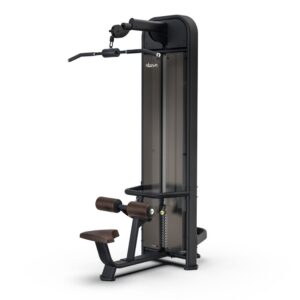 Компактна кабелна станция Intenza Lat Pulldown Single Station - горен скрипец на бял фон