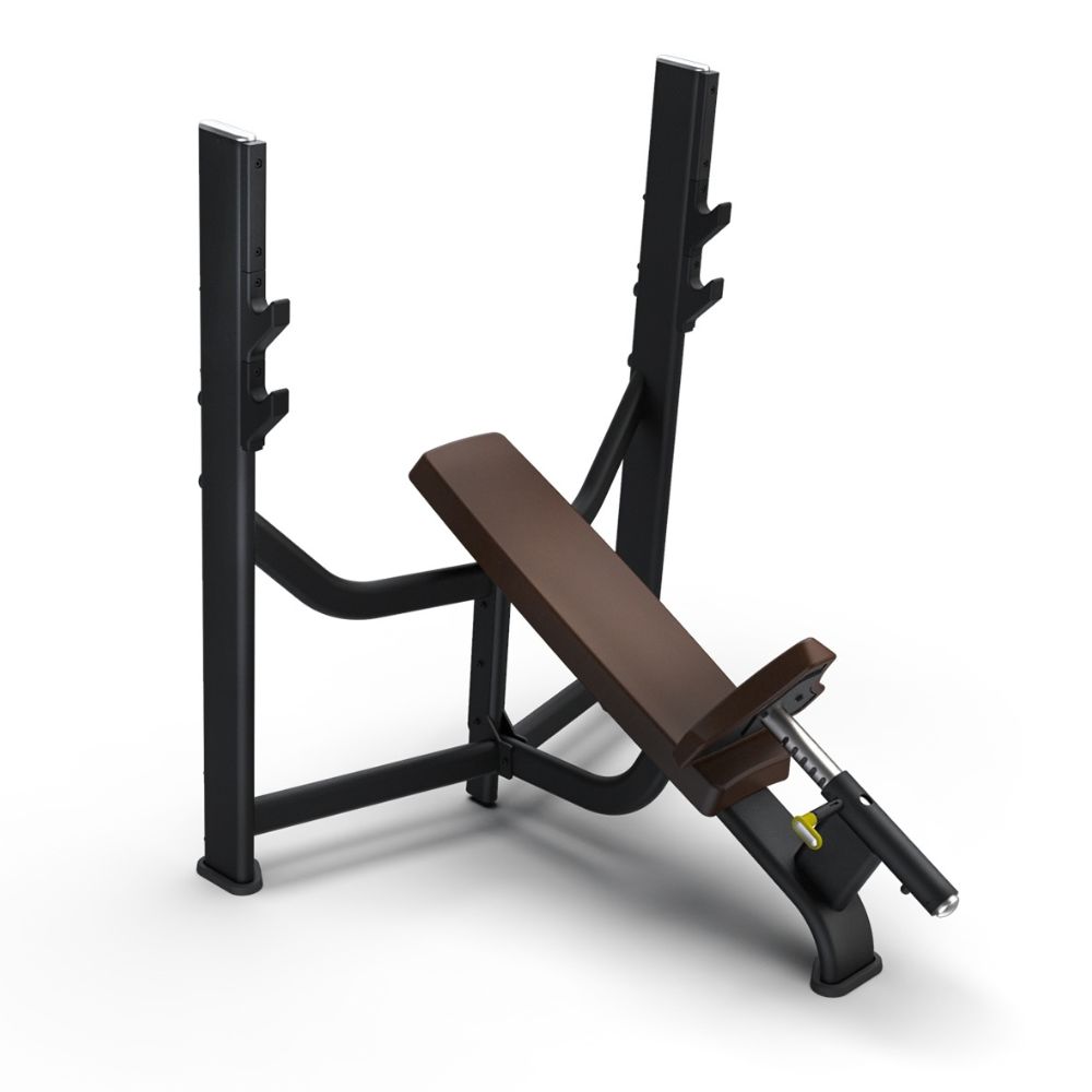 Intenza Olympic Incline Bench на бял фон