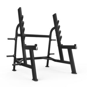 Intenza Olympic Squat Rack on white background