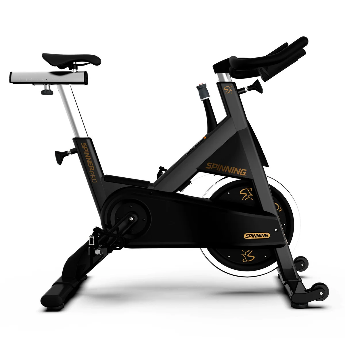 Right side view of Spinning Spinner Pro bike on white background
